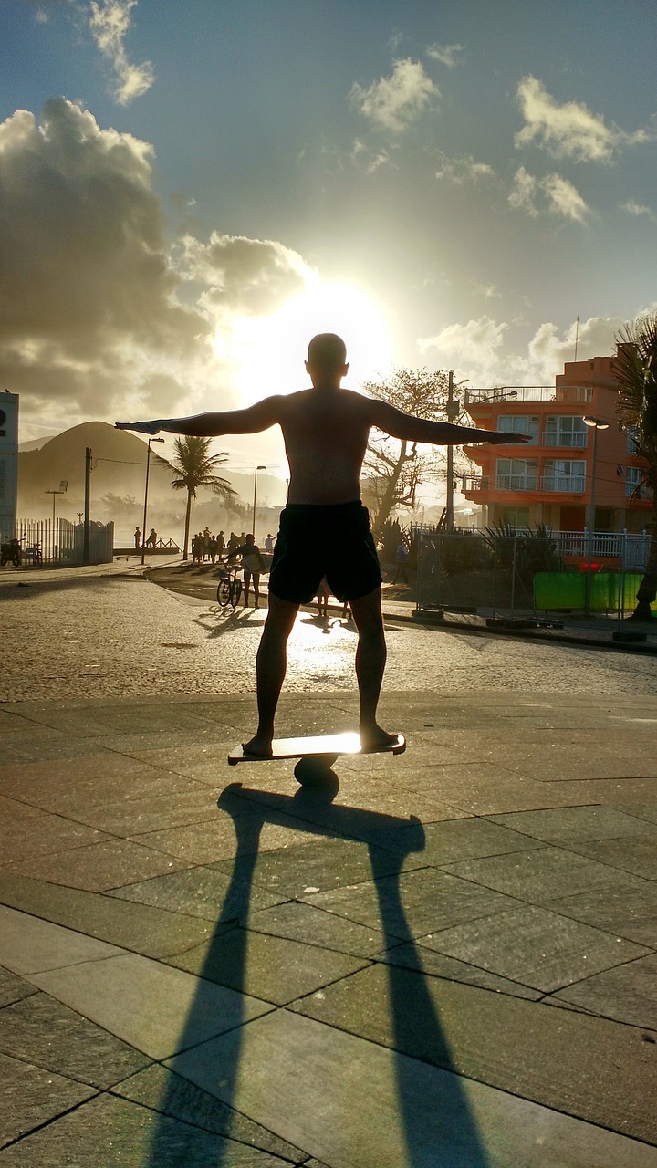 balance board, balance, plank balance, sunset, rio de janeiro, natural, sky, sun, beach, eventide, against light, coast, afternoon, landscape, nature, balance board, balance board, balance board, balance board, balance board, balance